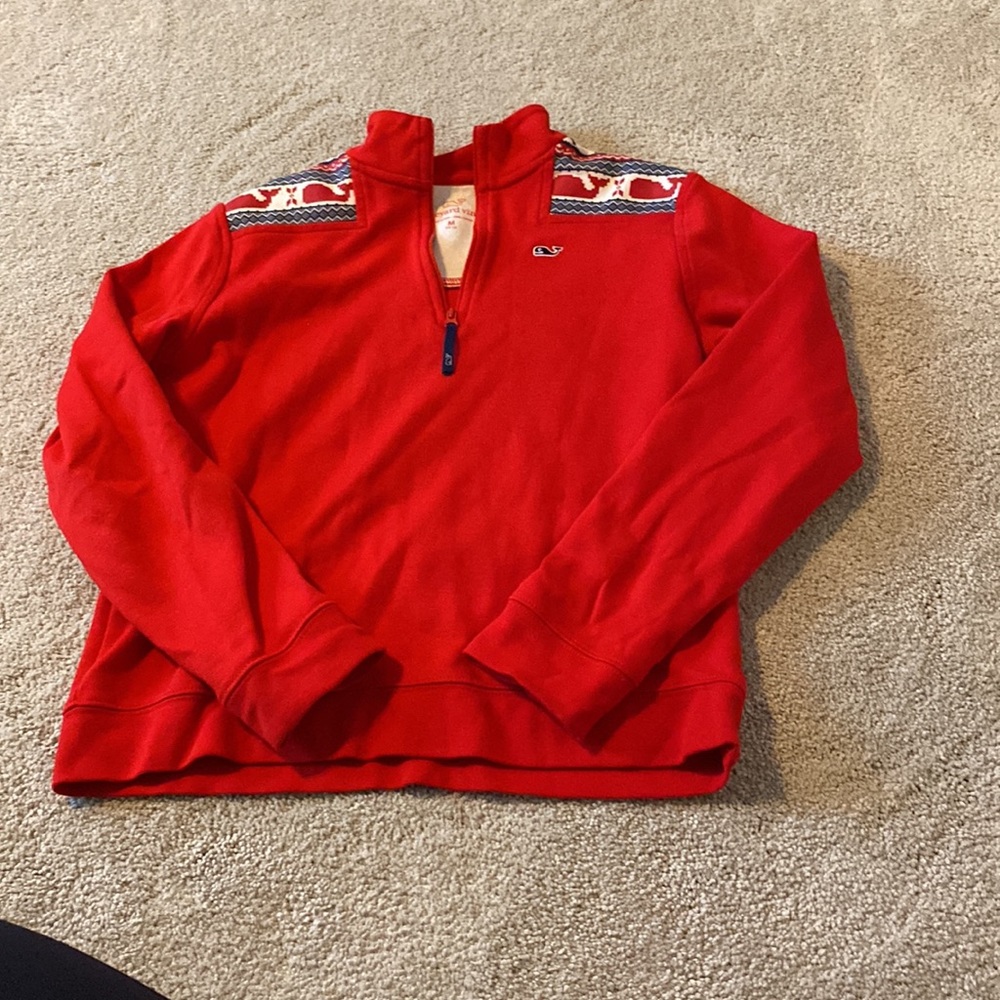 Kids vineyard vines collard zip up